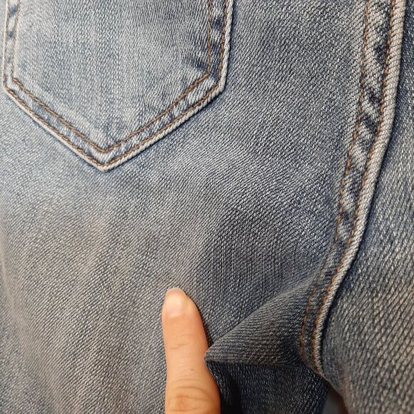 3/$20 Joe Fresh Ultra Slim Distressed Low Rise Jeans Womens Size 00 Blue - Picture 9 of 10